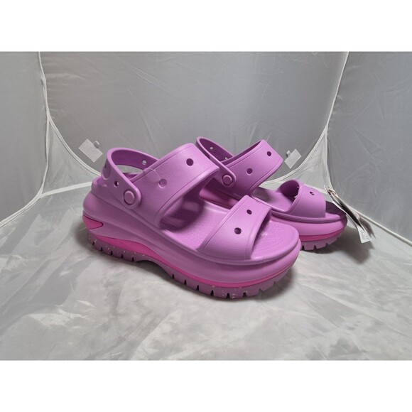 Crocs Classic Mega Crush Sandal Juice High Womens Size 8 Comfort 207989 6WQ - Picture 1 of 11